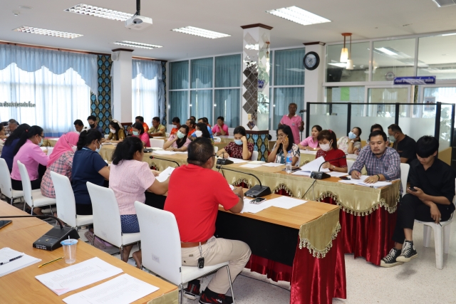 4-4-66 ประชุมพนักงานประจำเดือนมีนาคม 2566