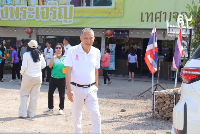 5-2-68 เข้าร่วมกิจกรรมขบวนแห่งานพะเก่ง ร่วมกับมูลนิธิฯสว่างเมธีธรรมสถานสามร้อยยอด