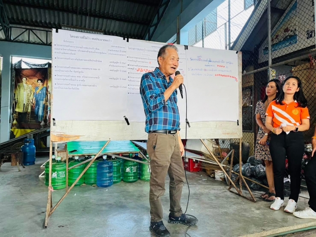 6-3-68 จัดทำแผนชุมชน ประจำปี 2568 ณ ชุมชนกระทุ่มโพรง