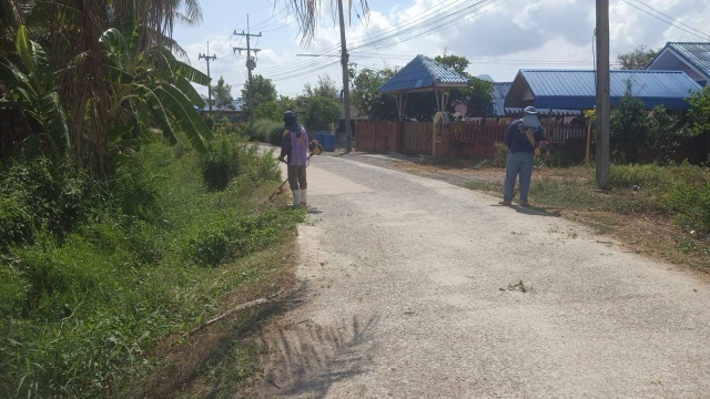 7-5-69 ปรับปรุงภูมิทัศน์ บริเวณซอย 22 (ชุมชนบ้านศาลาลัย) และกวาดขยะ (ชุมชนตลาดไร่ใหม่)