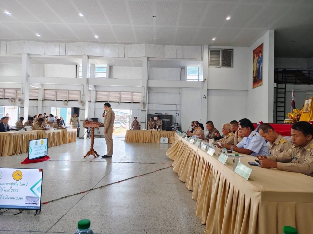 9-3-69 ร่วมประชุมประจำเดือนมีนาคม ของอำเภอสามร้อยยอด
