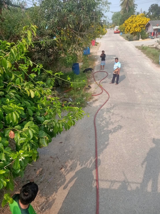 11-3-66 งานป้องกันฯ ดำเนินการดันท่อตามคำสั่ง
