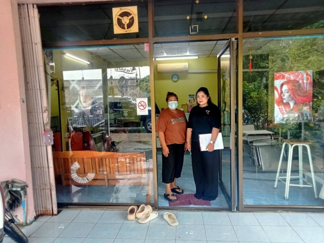 19-11-68 กองสาธารณสุขและสิ่งแวดล้อม  ตรวจกิจการใบอนุญาตร้านแต่งผมหญิง