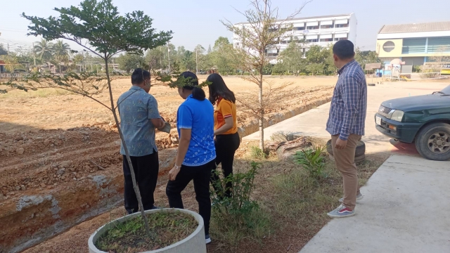 19-1-67 ตรวจสอบหน้างานก่อสร้างสนามฟุตบอล