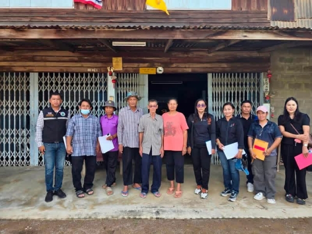 24-8-69 ลงพื้นที่ตรวจประเมินบ้านพักอาศัยที่เข้าร่วม "โครงการหน้าบ้าน น่ามอง"